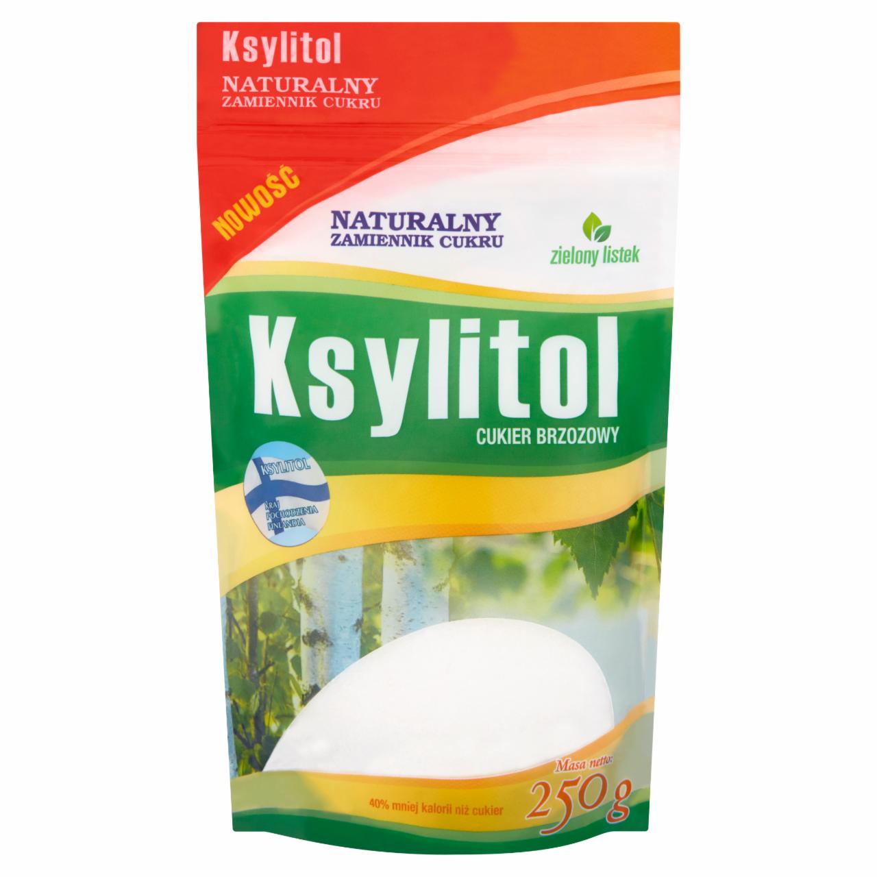 Zdjęcia - Zielony listek Ksylitol cukier brzozowy 250 g