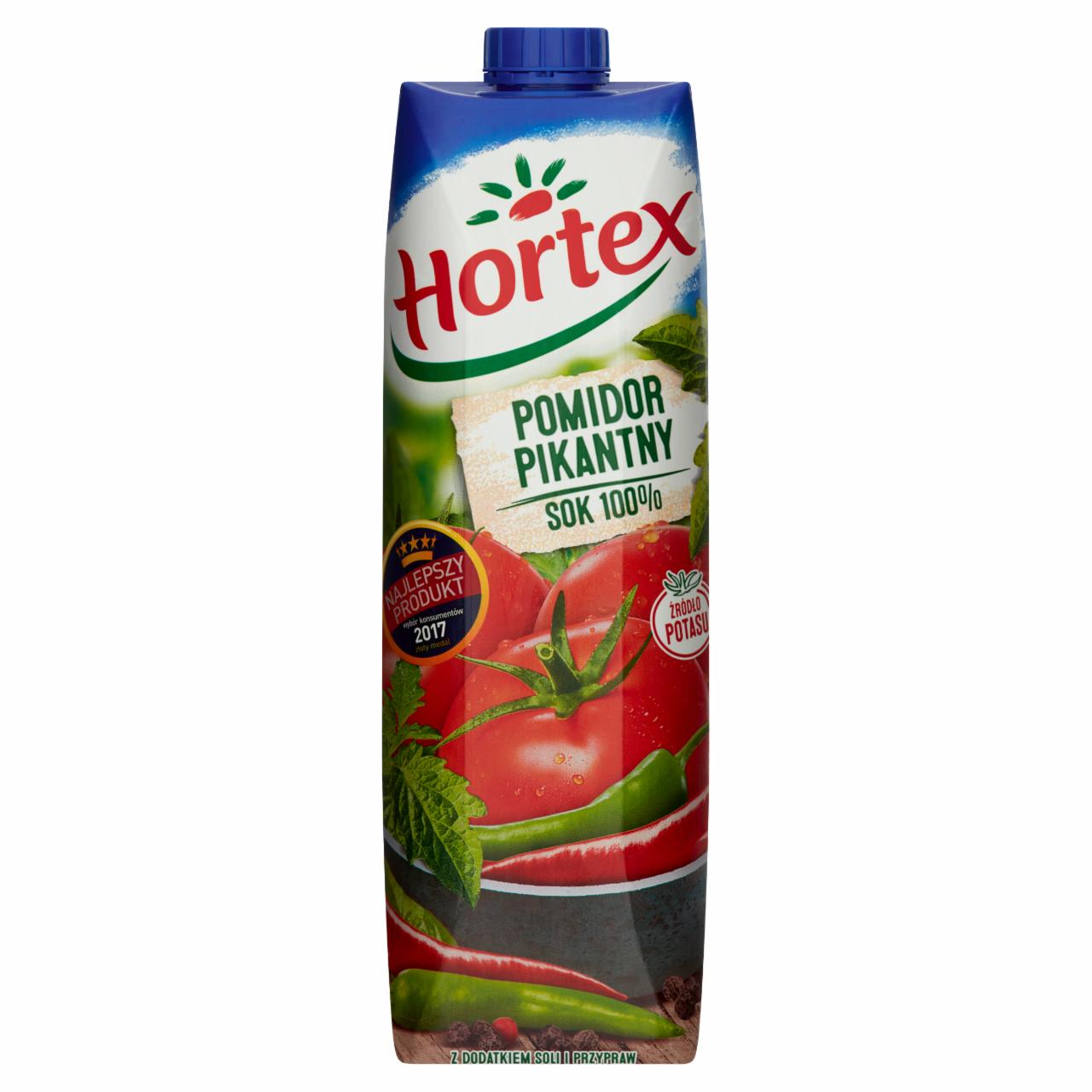 Zdjęcia - Hortex Sok 100% pomidor pikantny 1 l