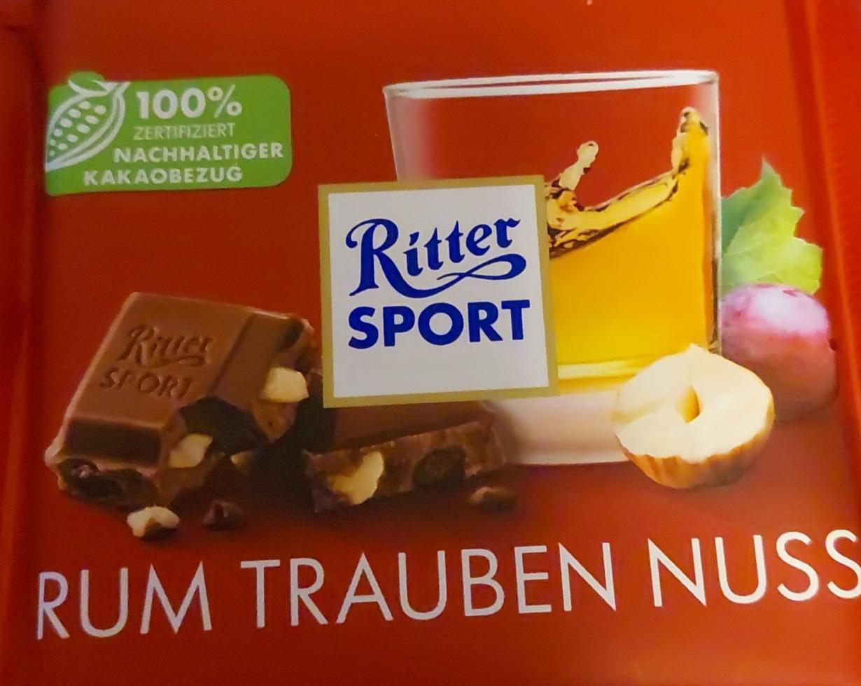 Zdjęcia - Czekolada rum trauben nuss Ritter Sport