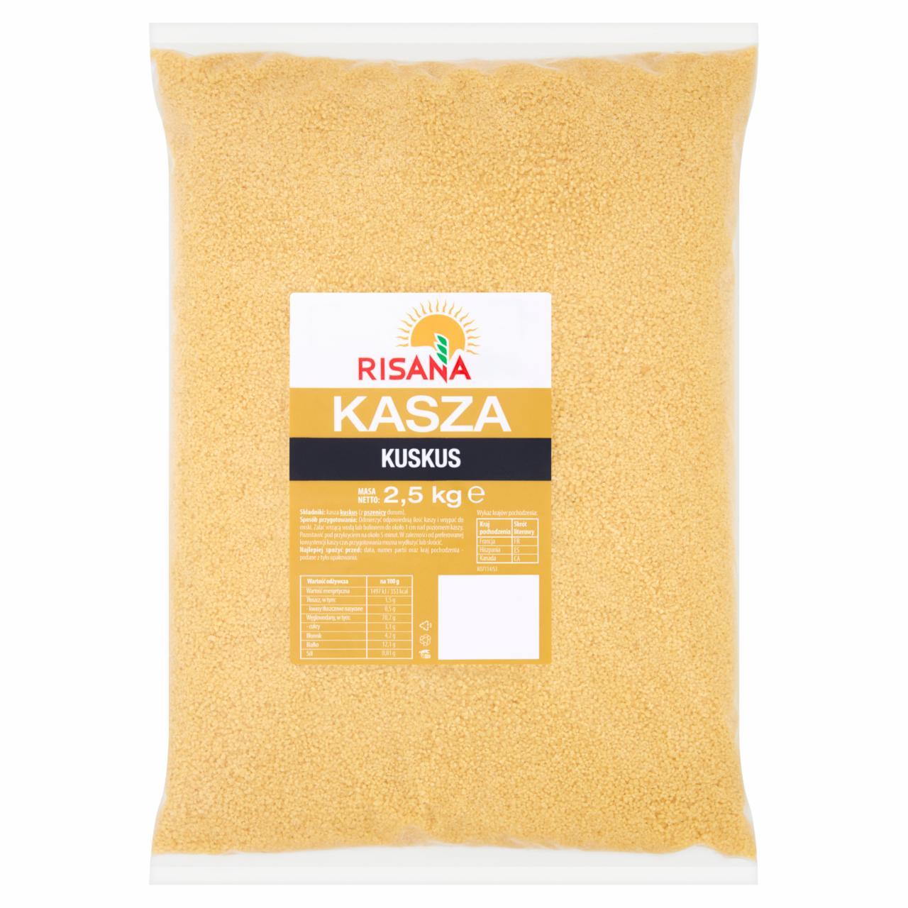 Zdjęcia - Risana Kasza kuskus 2,5 kg