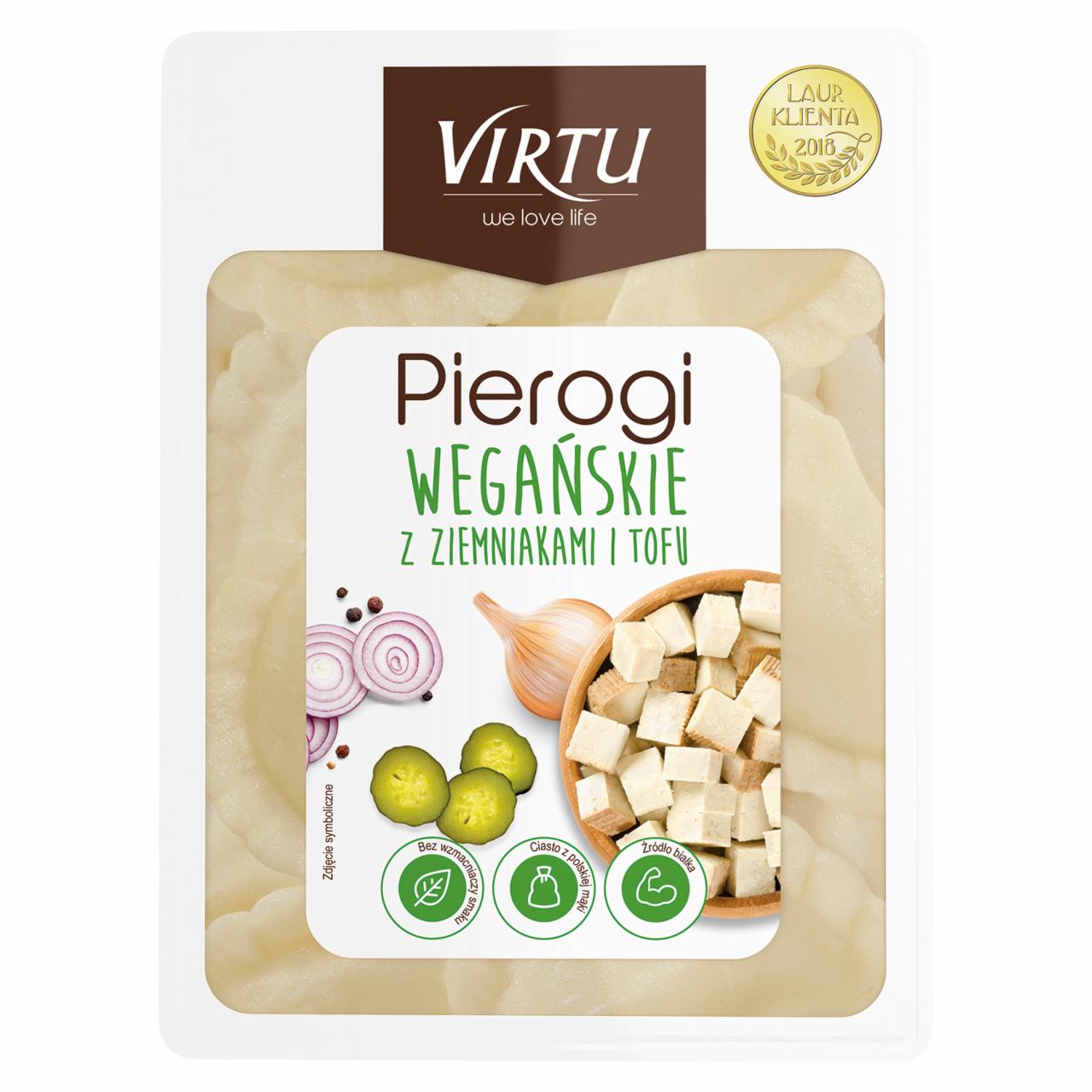 Zdjęcia - Virtu Pierogi wegańskie z ziemniakami i tofu 400 g