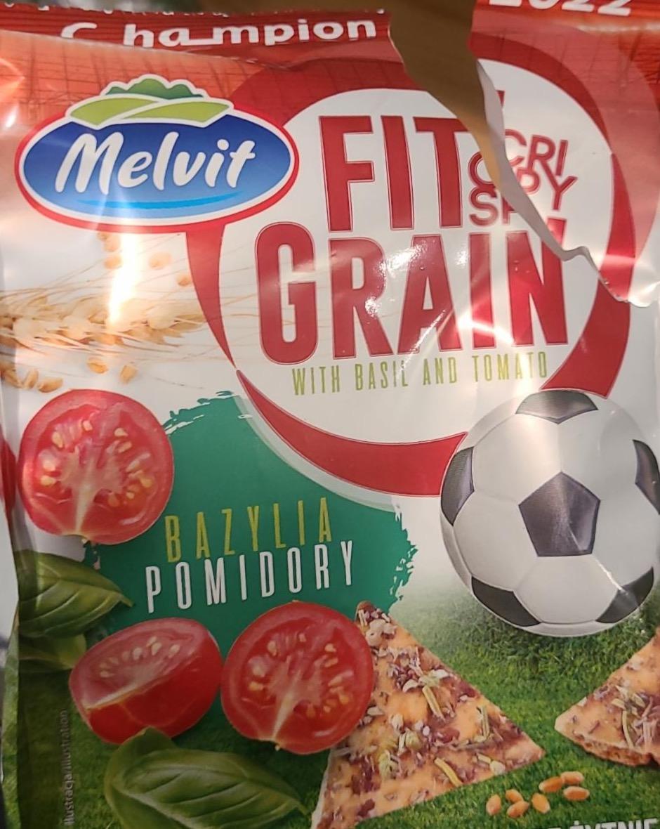 Zdjęcia - Fit crispy grain with basil and tomato Melvit