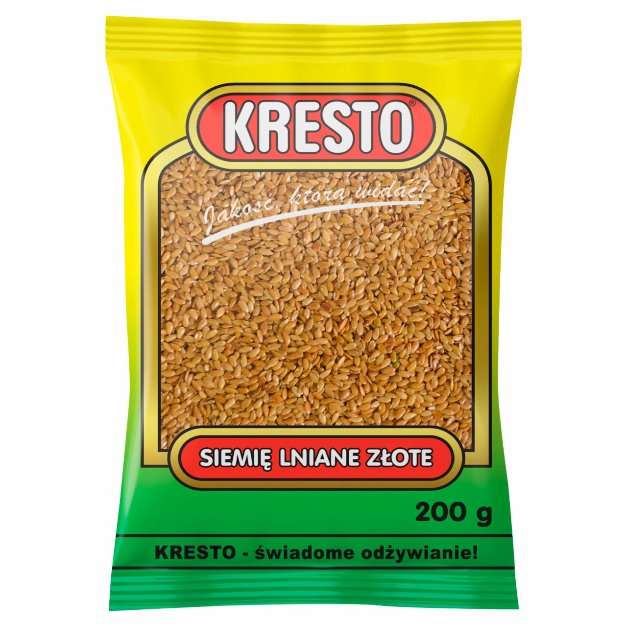 Zdjęcia - KRESTO Siemię lniane złote 200 g