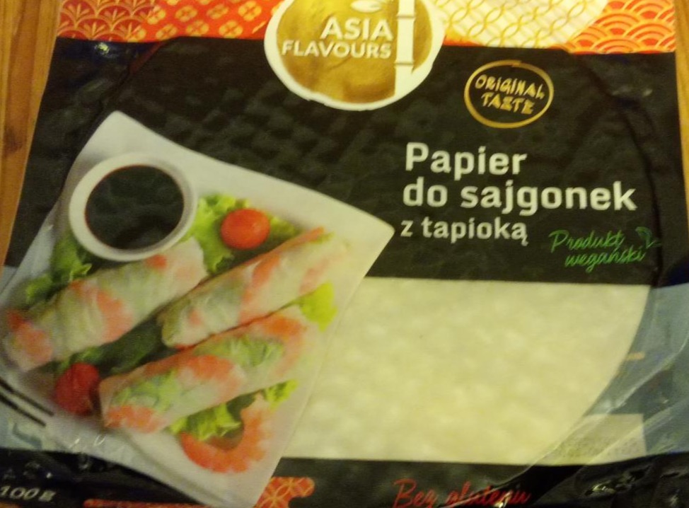 Zdjęcia - Papier do sajgonek z tapioką produkt wegański Asia flavours