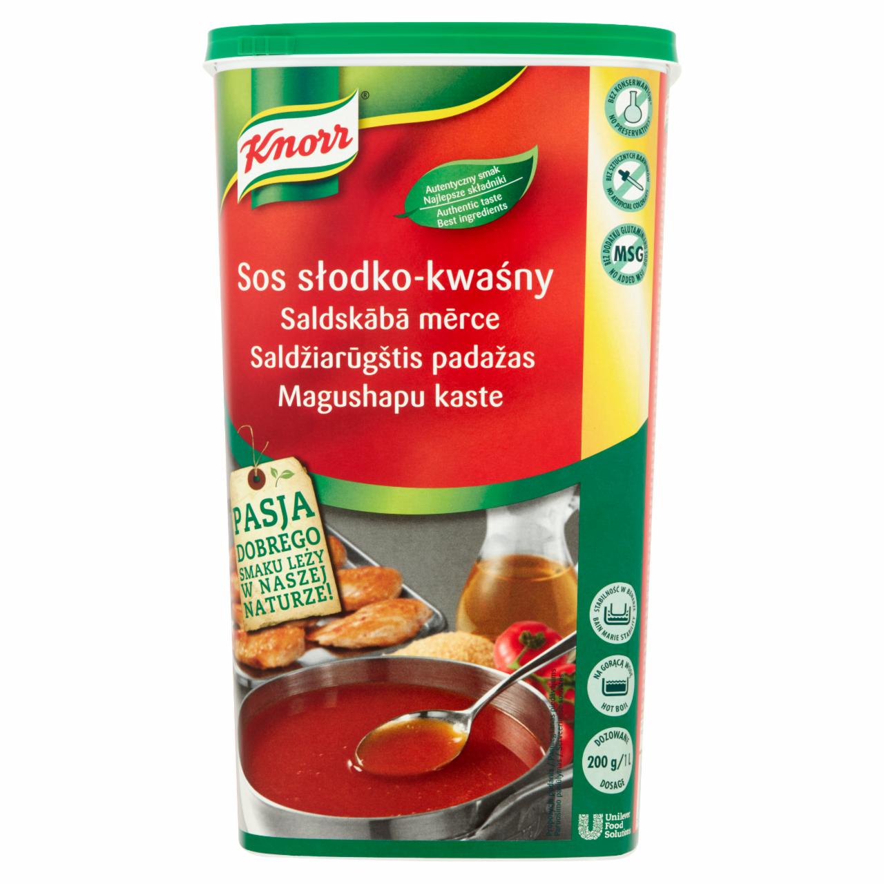 Zdjęcia - Knorr Sos słodko-kwaśny 1,5 kg