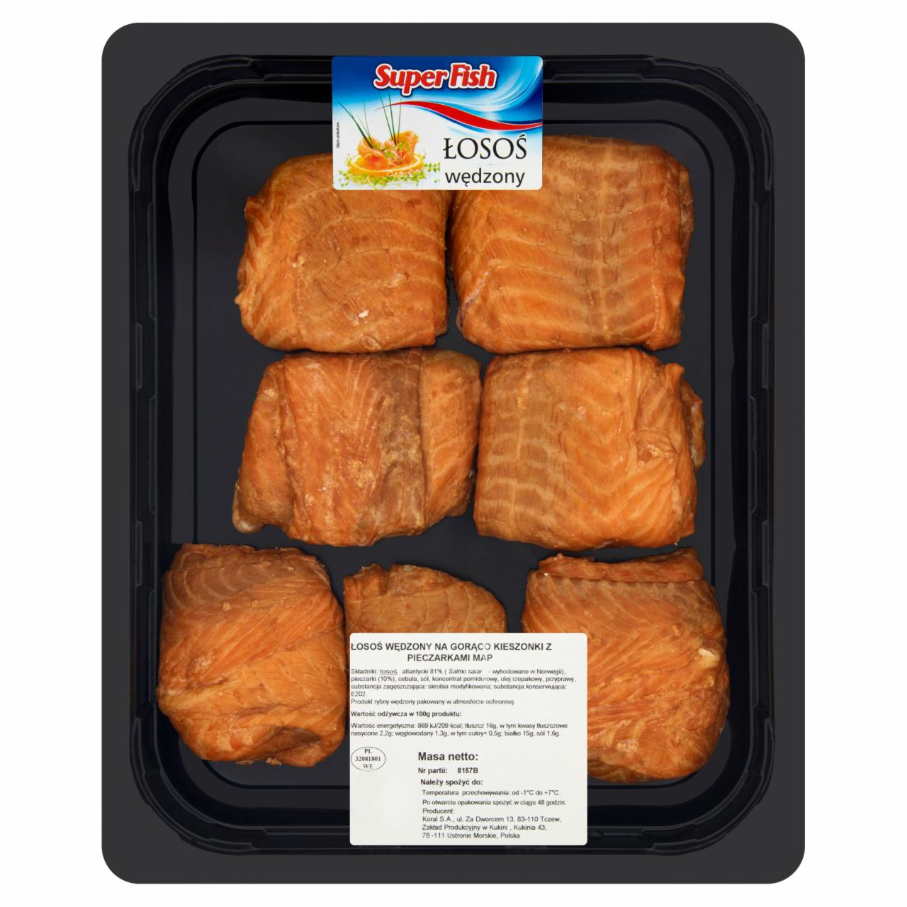 Zdjęcia - SuperFish Łosoś wędzony kieszonki z pieczarkami 1 kg