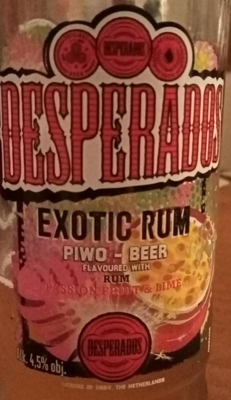 Zdjęcia - Desperados Exotic Rum Piwo aromatyzowane 400 ml