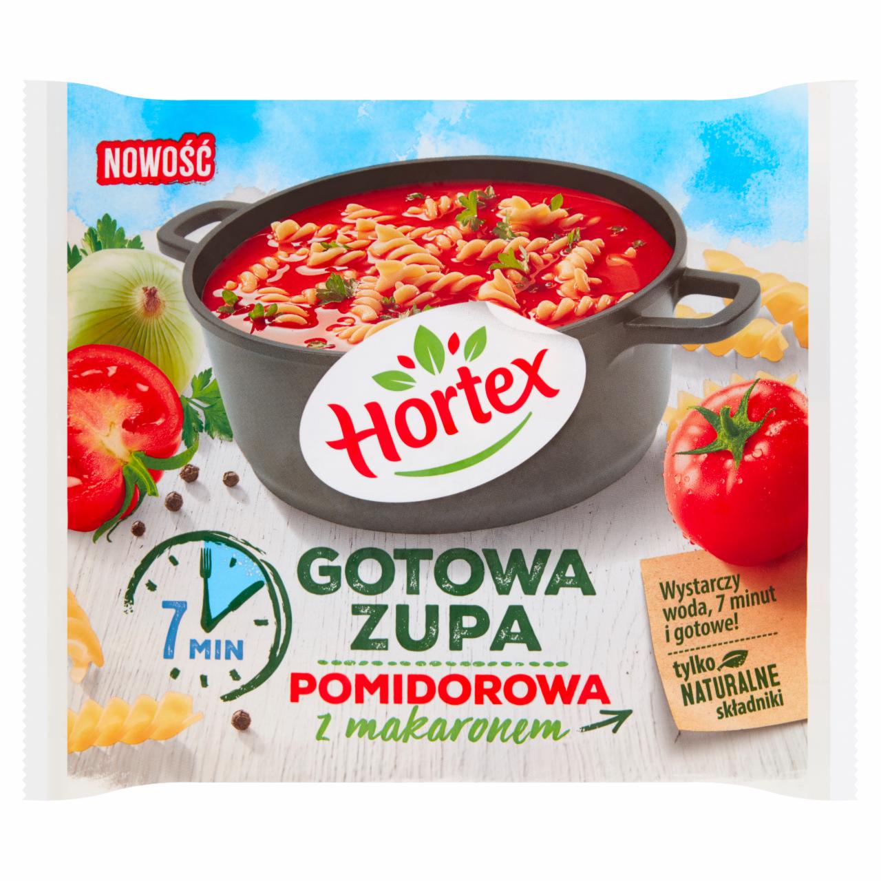 Zdjęcia - Hortex Gotowa zupa pomidorowa z makaronem 350 g