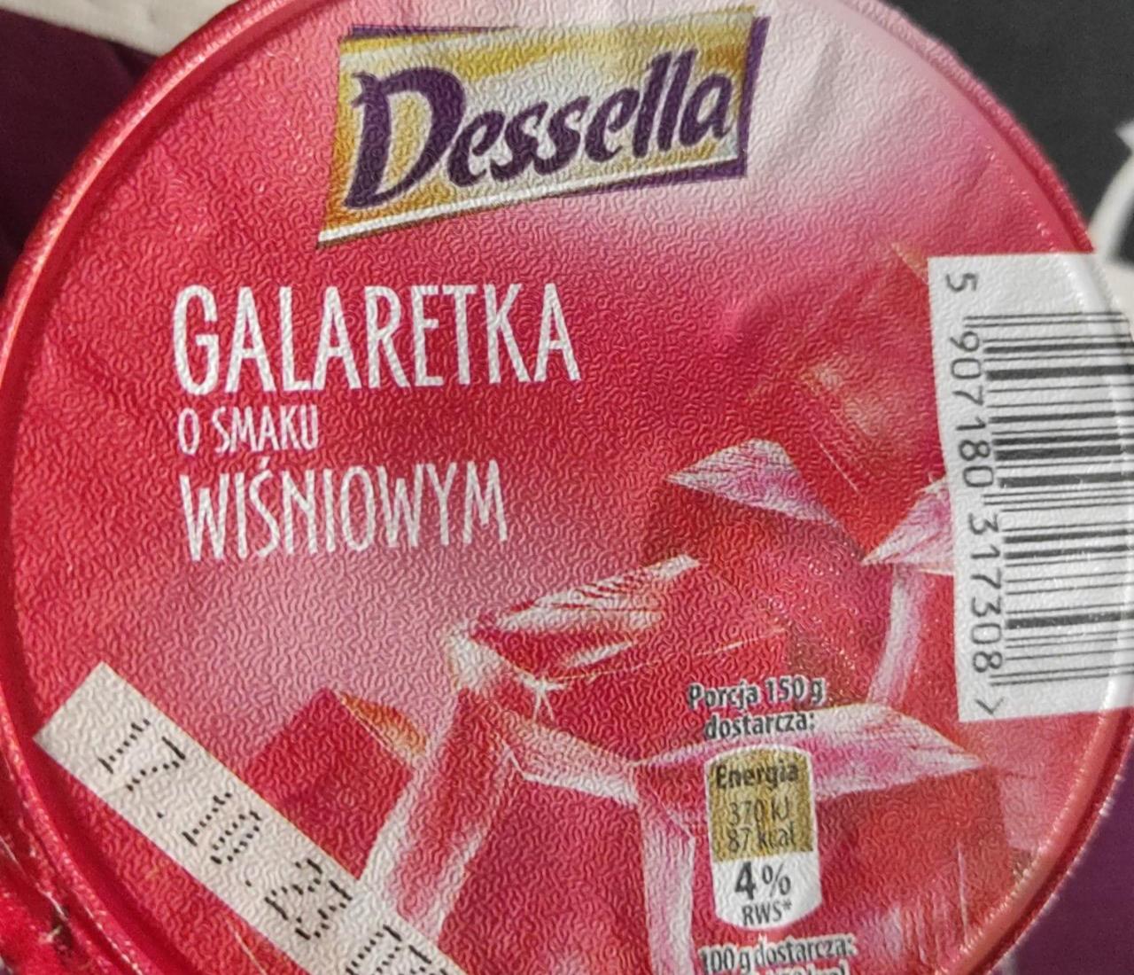Zdjęcia - Galaretka o smaku wiśniowym Dessella