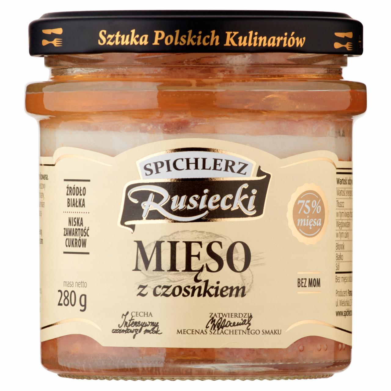 Zdjęcia - Spichlerz Rusiecki Mięso z czosnkiem 280 g