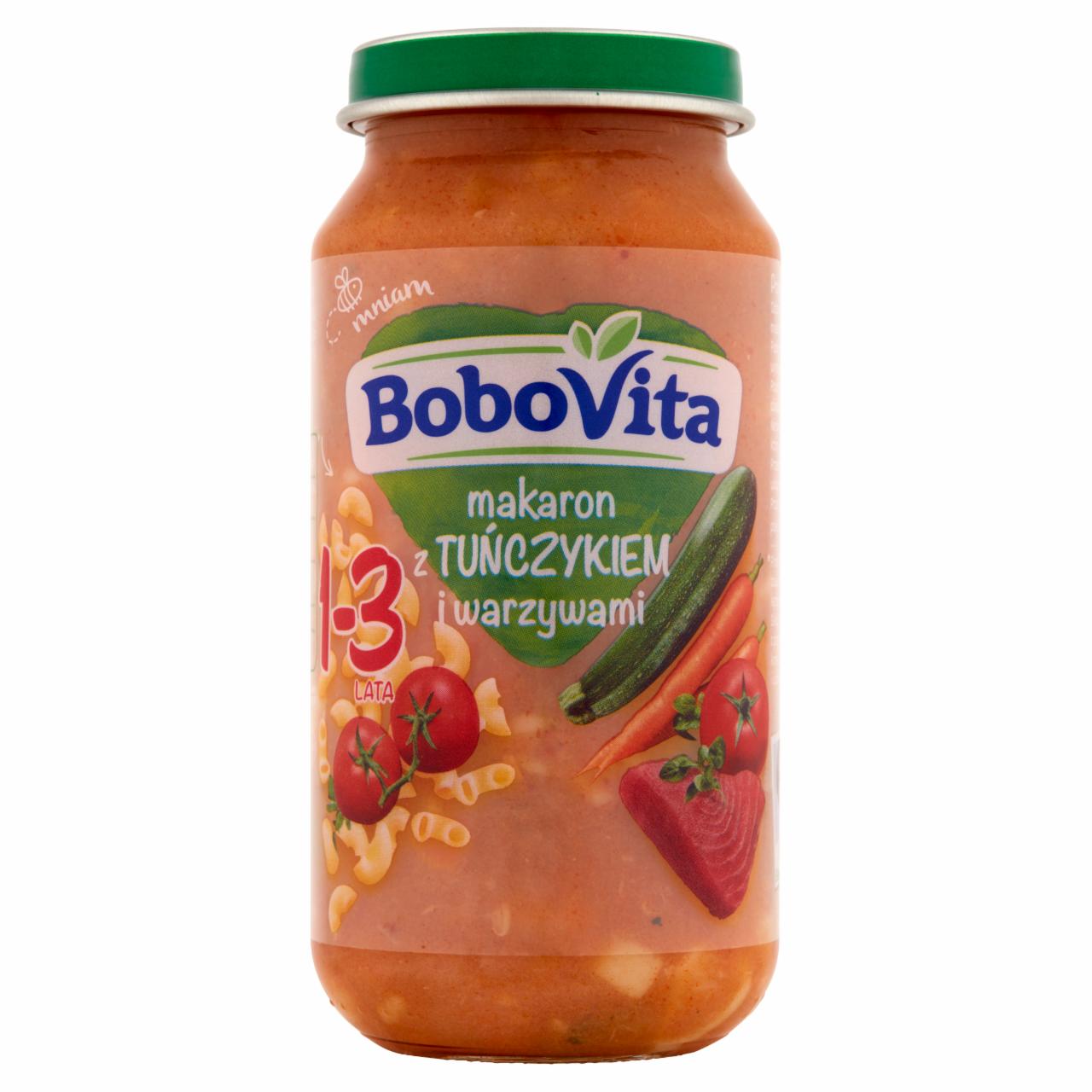 Zdjęcia - BoboVita Makaron z tuńczykiem i warzywami 1-3 lata 250 g