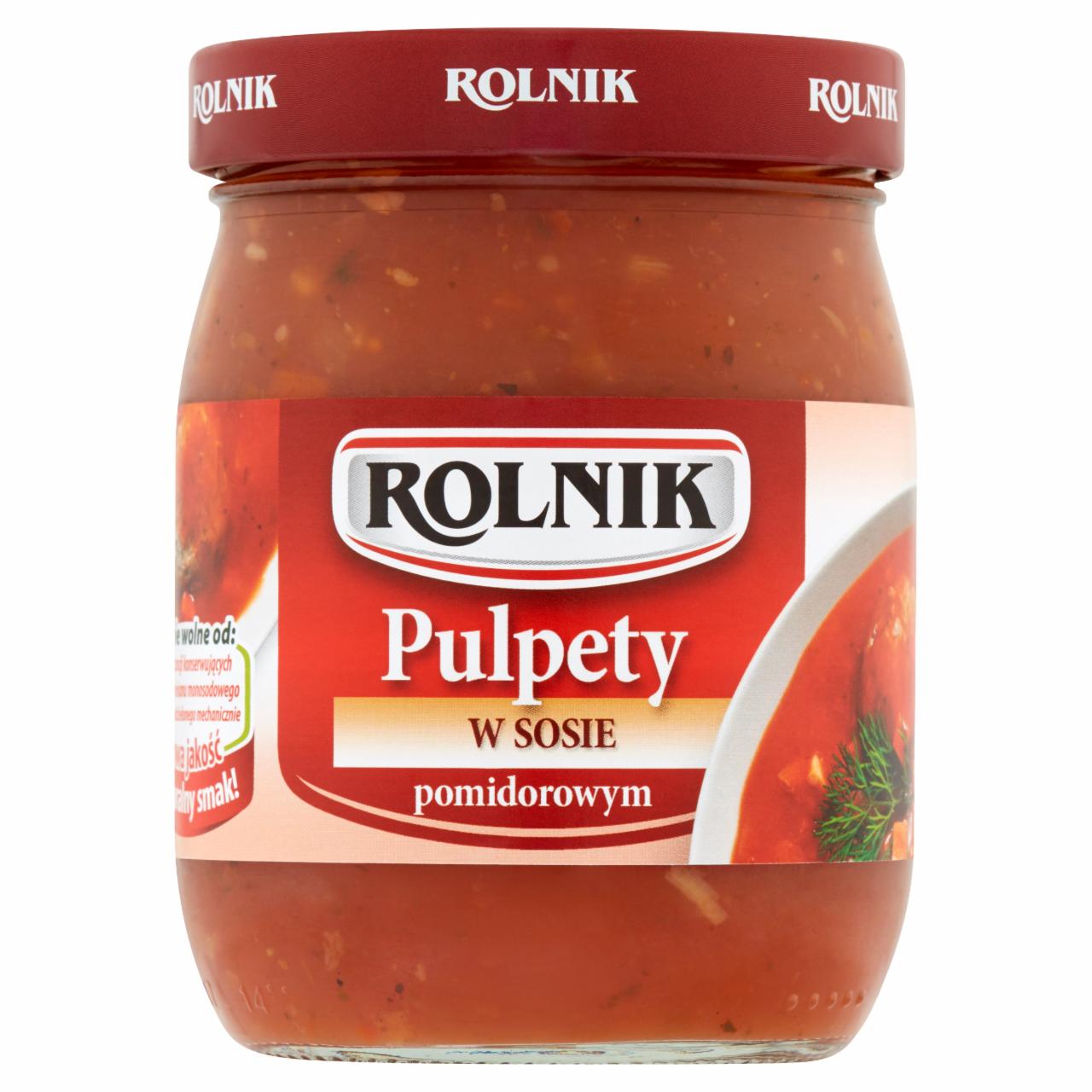 Zdjęcia - Rolnik Pulpety w sosie pomidorowym 510 g