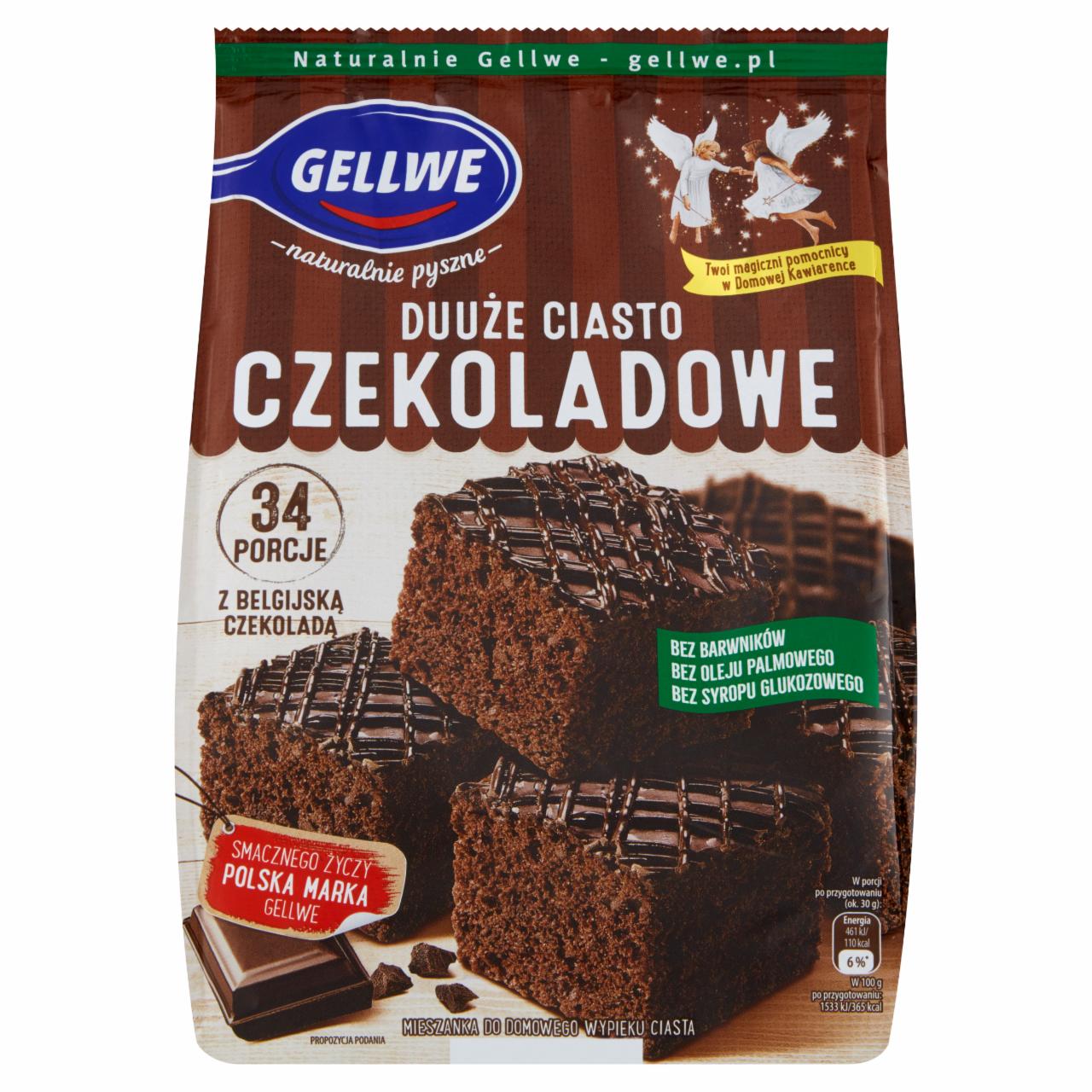 Zdjęcia - Gellwe Ciasto czekoladowe mieszanka do wypieku 670 g