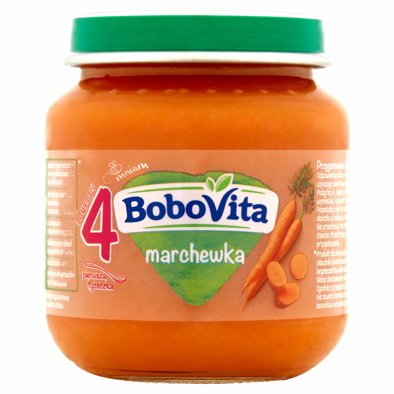 Zdjęcia - BoboVita Marchewka po 4 miesiącu 125 g