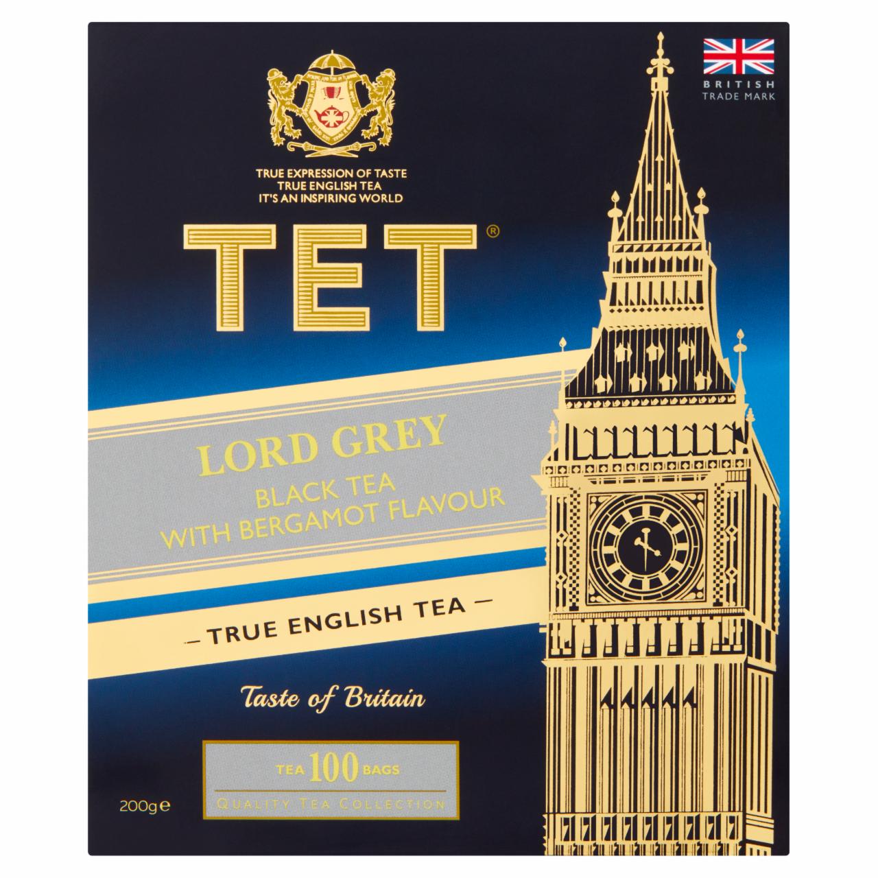 Zdjęcia - TET Lord Grey Herbata czarna z aromatem bergamotki 200 g (100 x 2 g)