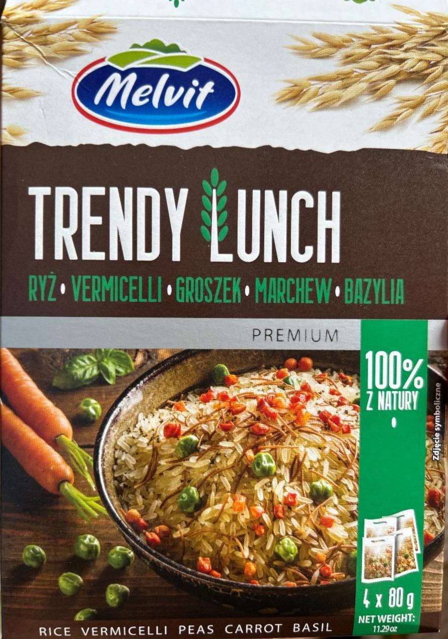 Zdjęcia - Premium Trendy Lunch ryż vermicelli groszek marchew bazylia Melvit