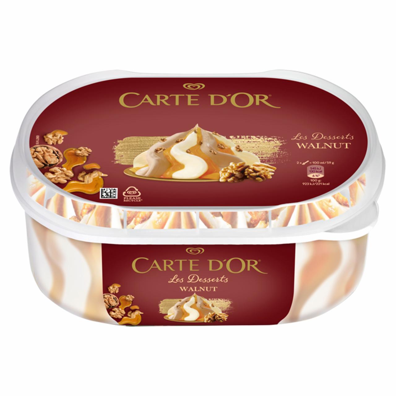 Zdjęcia - Carte D'Or Les Desserts Lody o smaku orzechów włoskich 900 ml