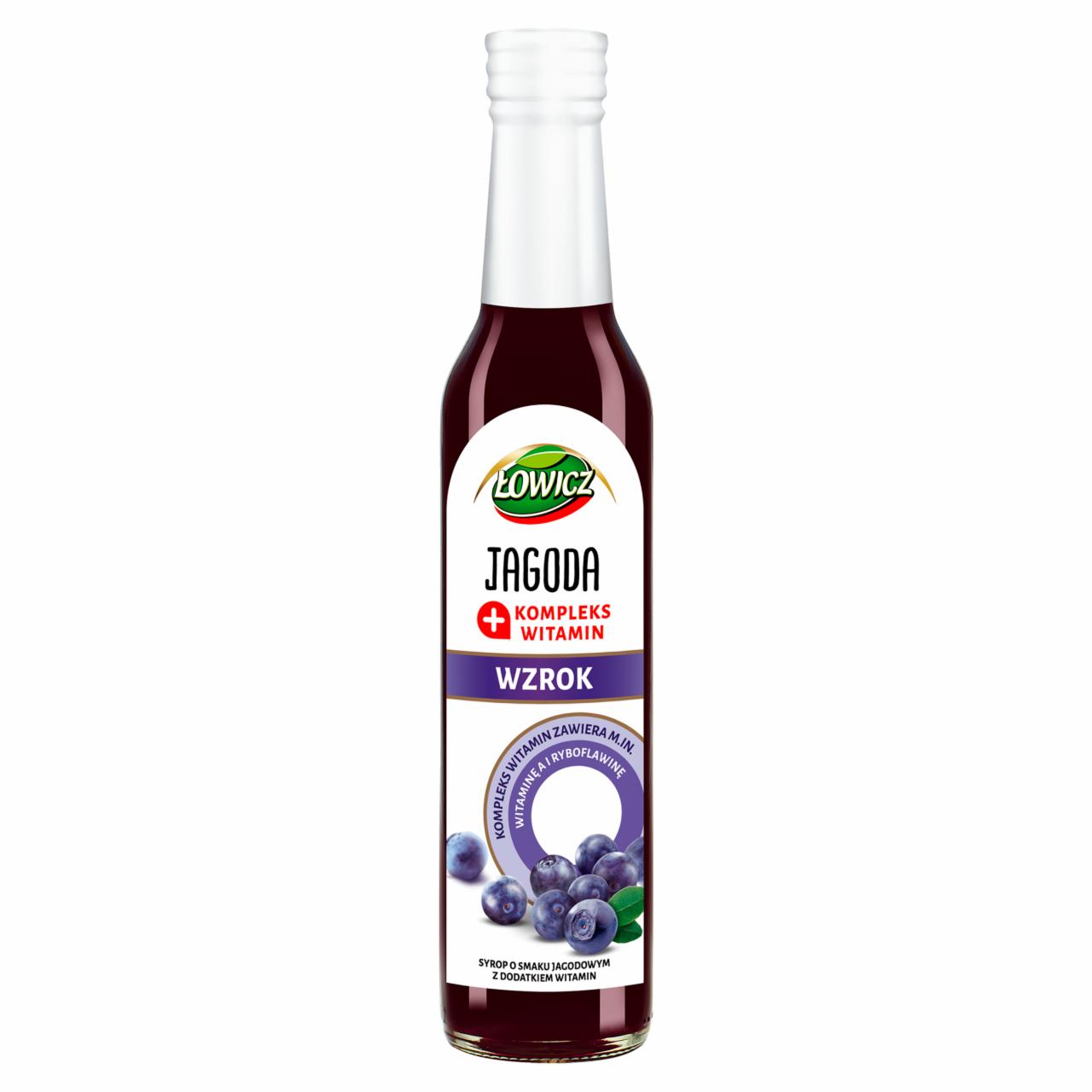 Zdjęcia - Łowicz Wzrok Syrop o smaku jagodowym 250 ml