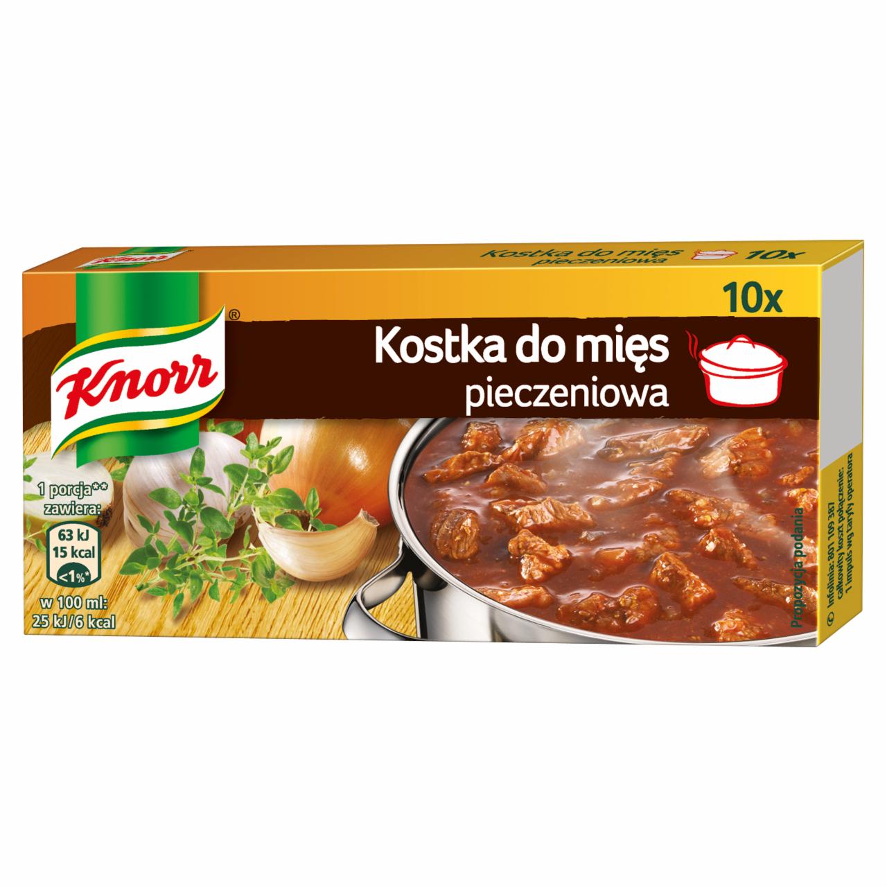 Zdjęcia - Knorr Kostka do mięs pieczeniowa 100 g (10 kostek)