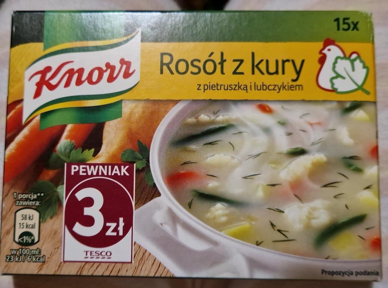 Zdjęcia - Rosół z kury z pietruszką i lubczykiem Knorr