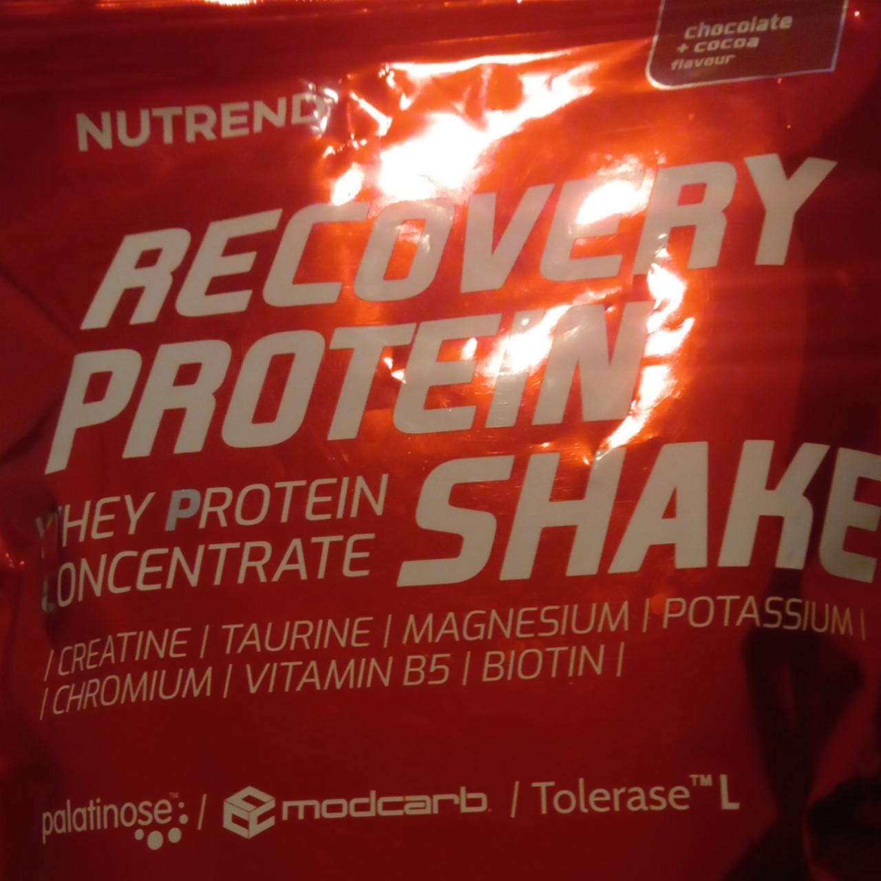 Zdjęcia - Recovery Protein Shake chocolate+cocoa Nutrend