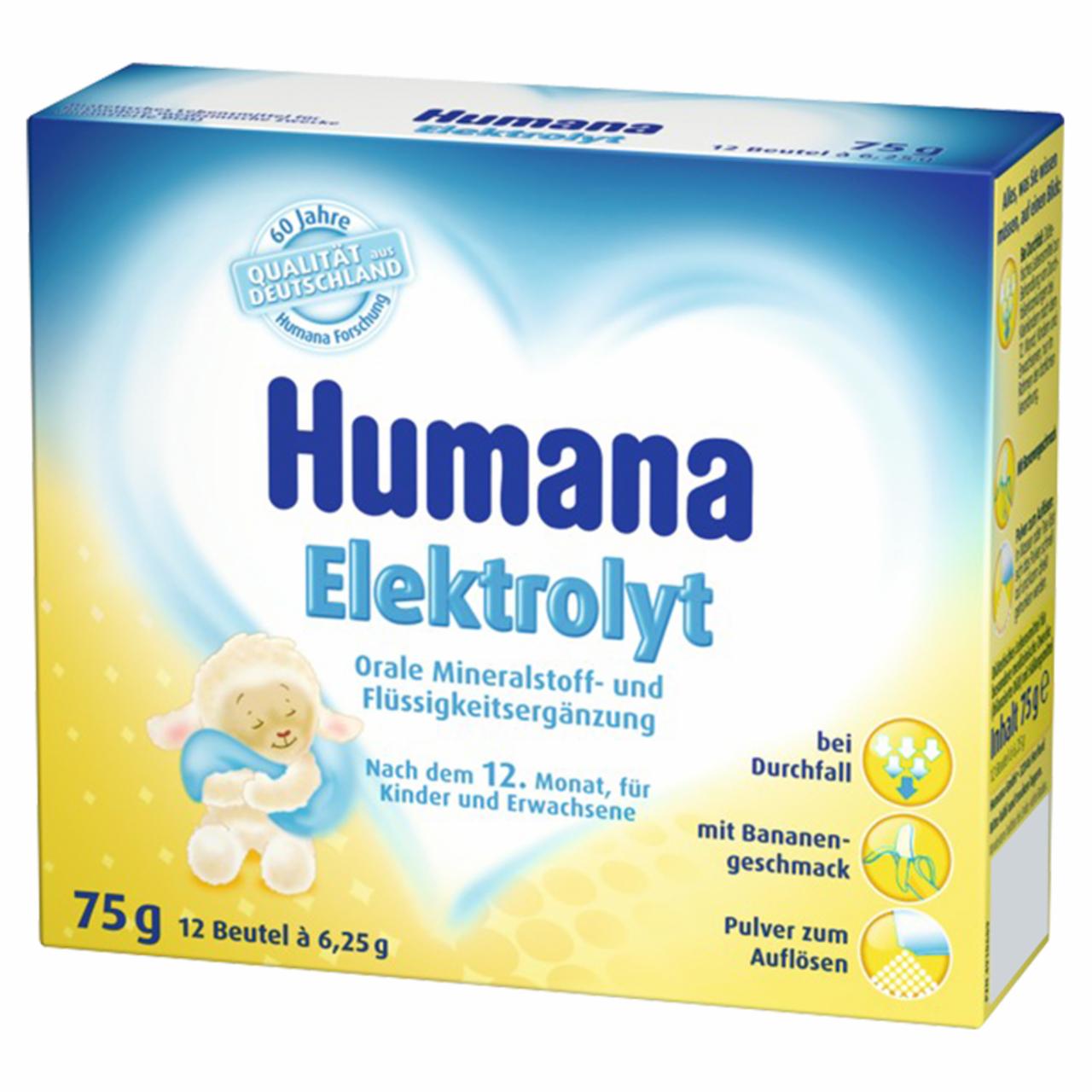 Zdjęcia - Humana Elektrolit o smaku bananowym po 12. miesiącu 75 g