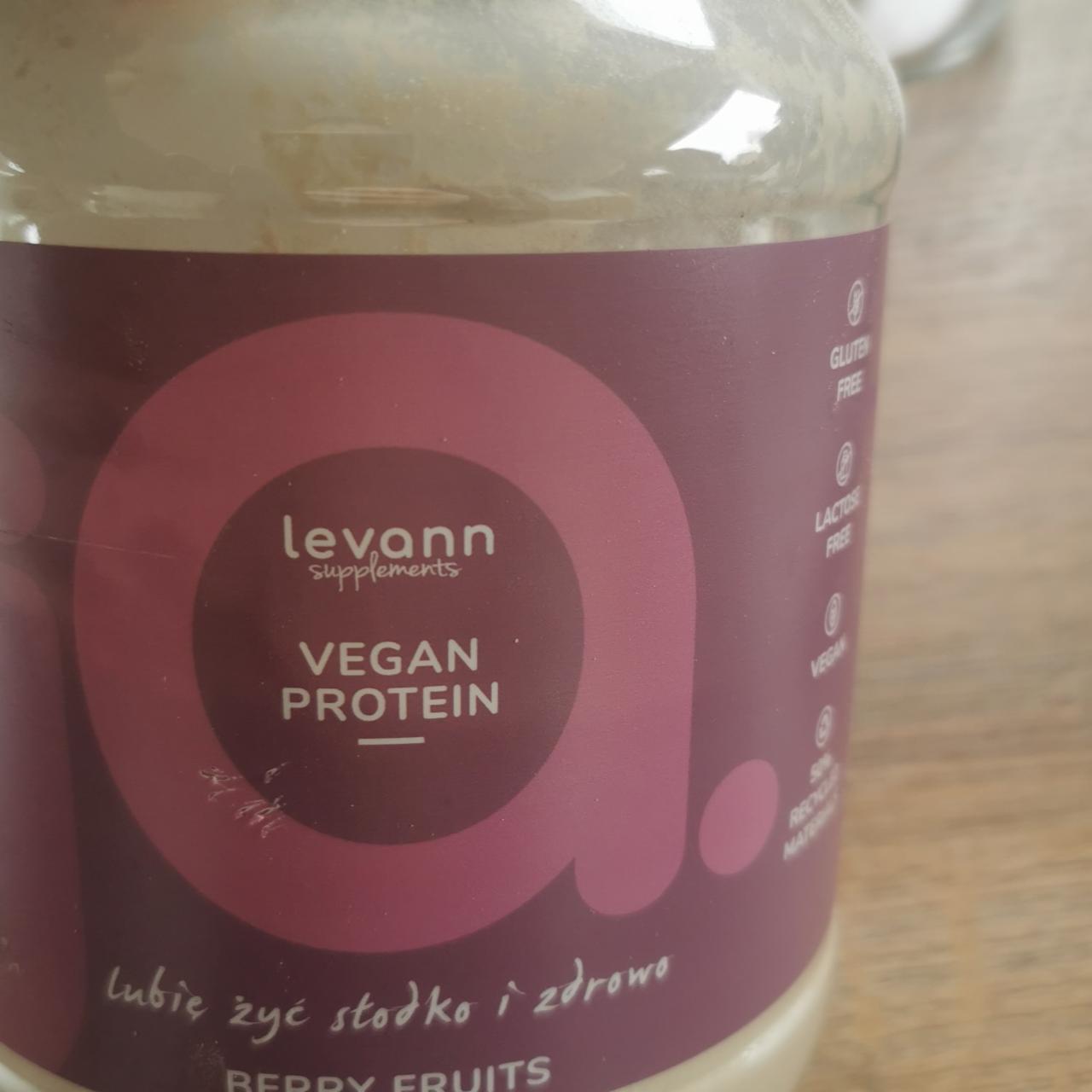 Zdjęcia - Vegan protein Berry fruits Levann