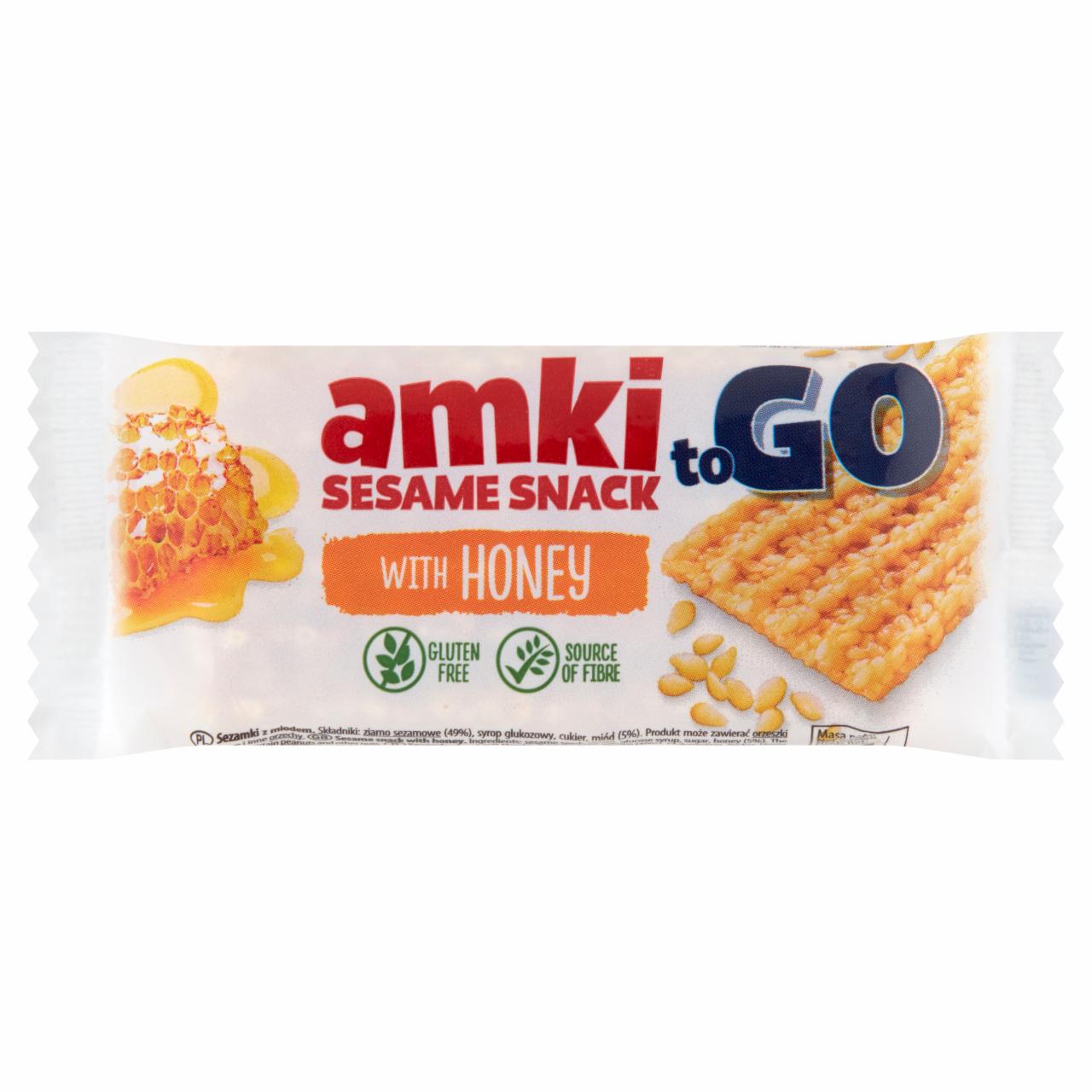 Zdjęcia - Amki to Go Sezamki z miodem 22,5 g