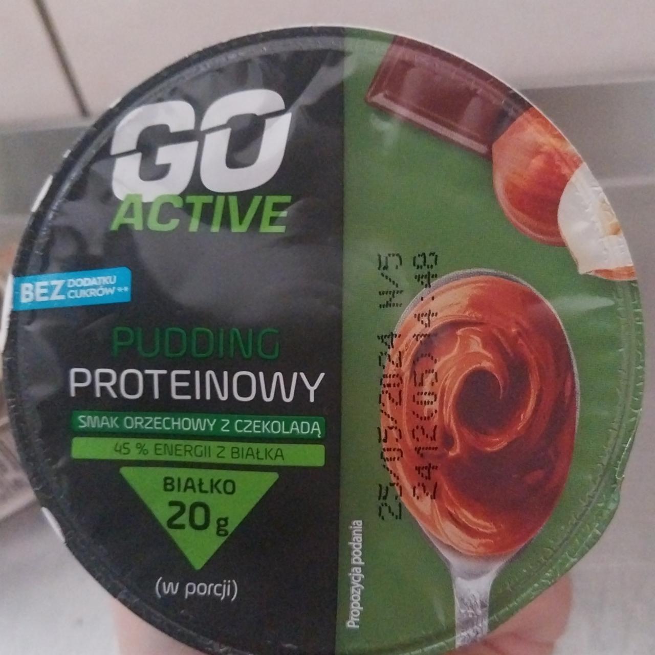 Zdjęcia - Pudding proteinowy smak orzechowy z czekoladą Go Active