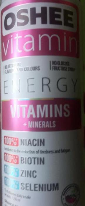Zdjęcia - Vitamin Energy Napój gazowany o smaku pomarańczowym Oshee