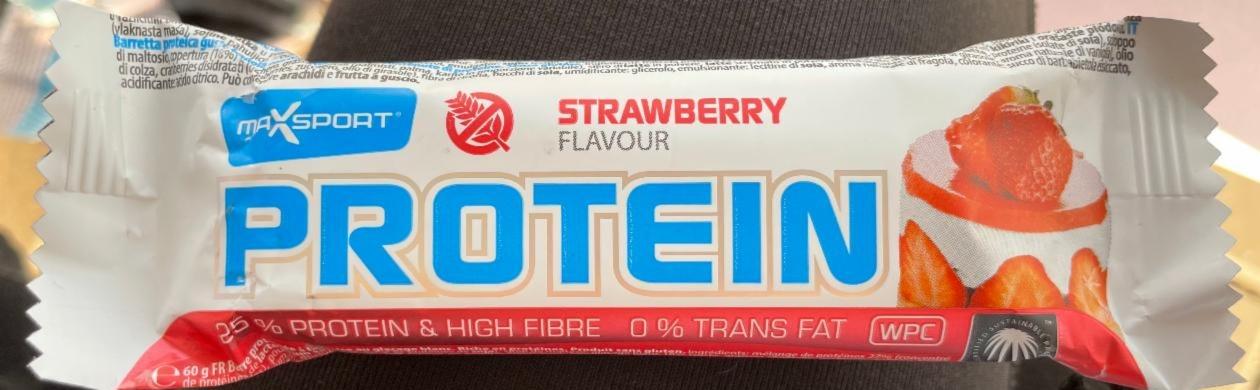 Zdjęcia - Protein Bar 25% Strawberry flavour MaxSport