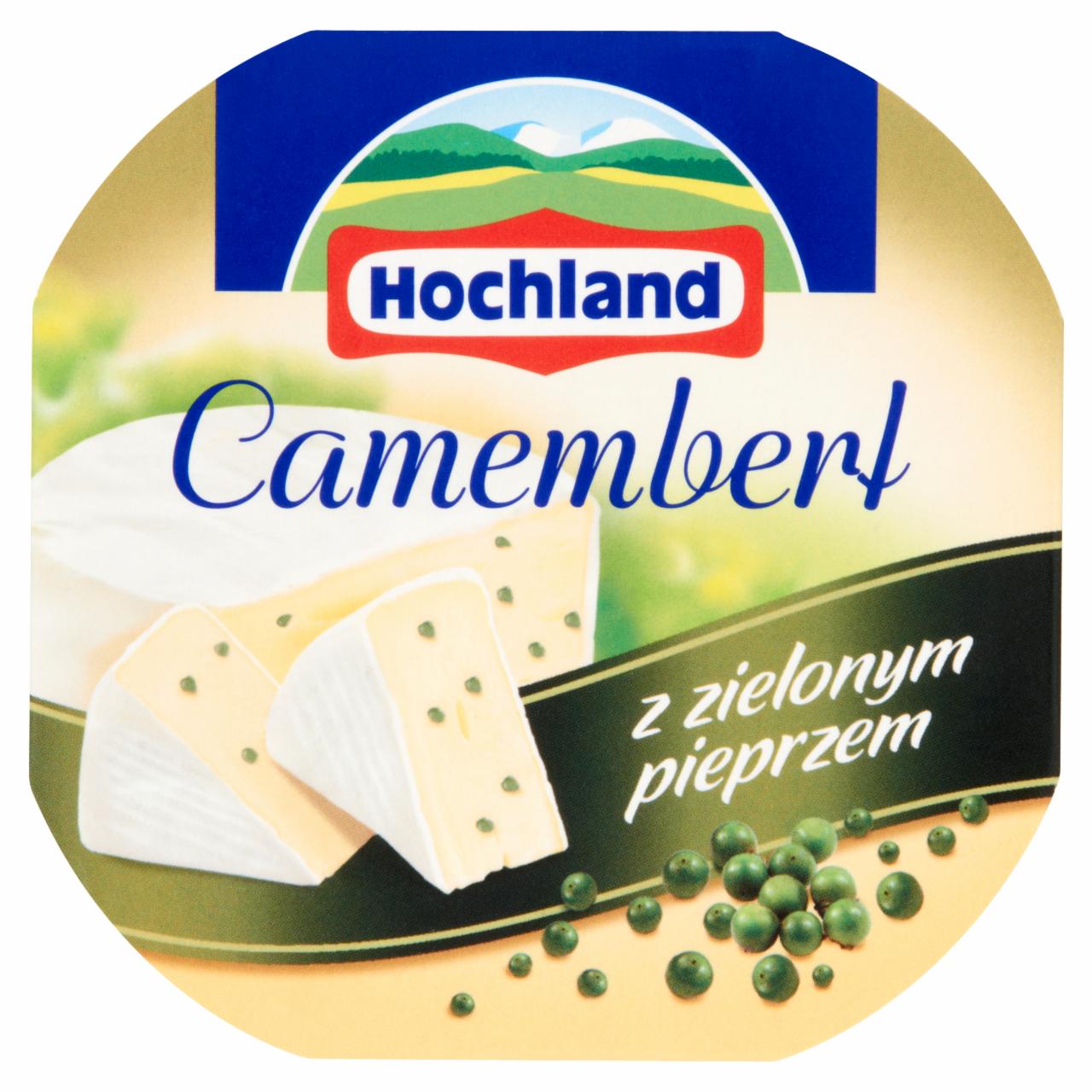 Zdjęcia - Hochland Camembert z zielonym pieprzem Ser 120 g