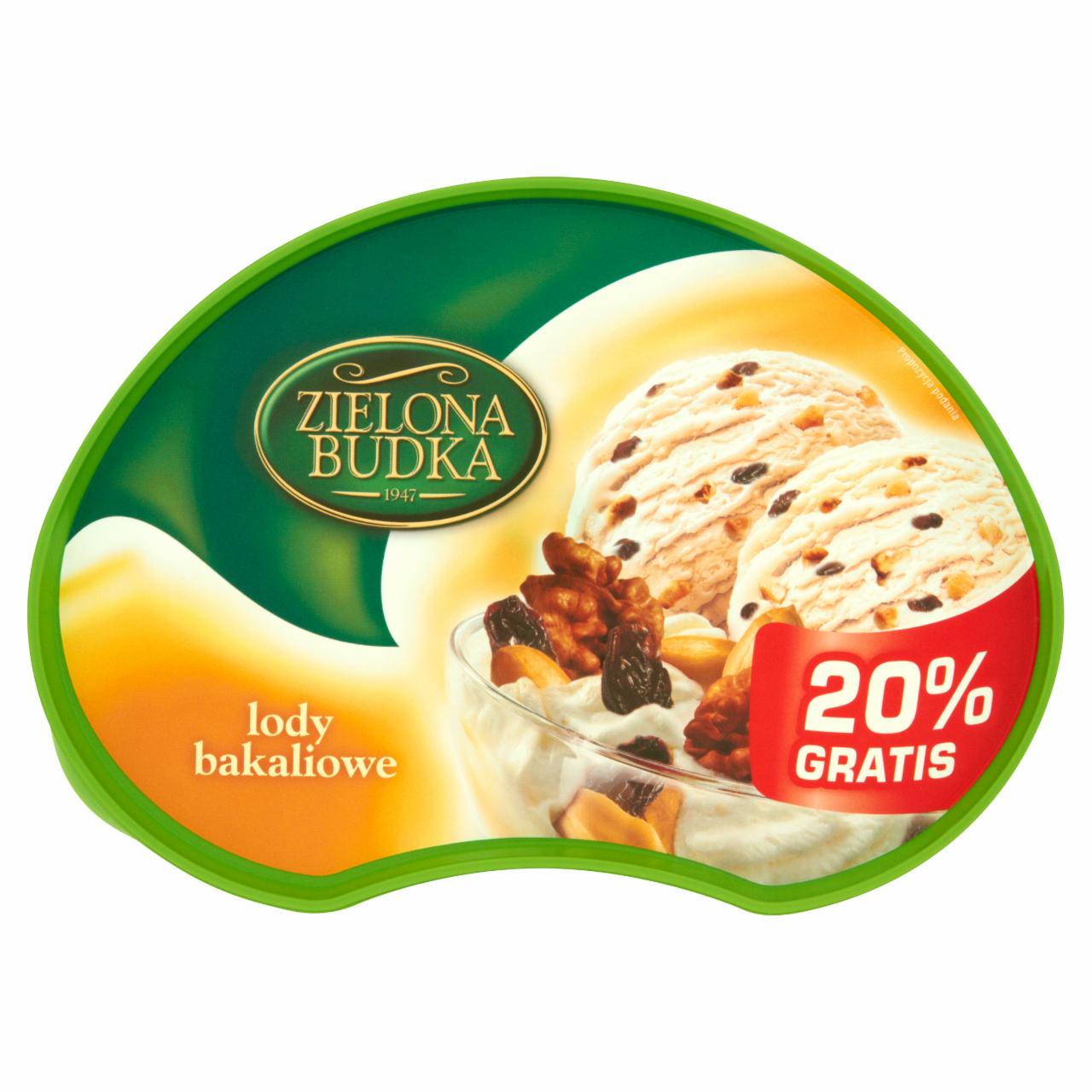 Zdjęcia - Zielona Budka Lody bakaliowe 1200 ml