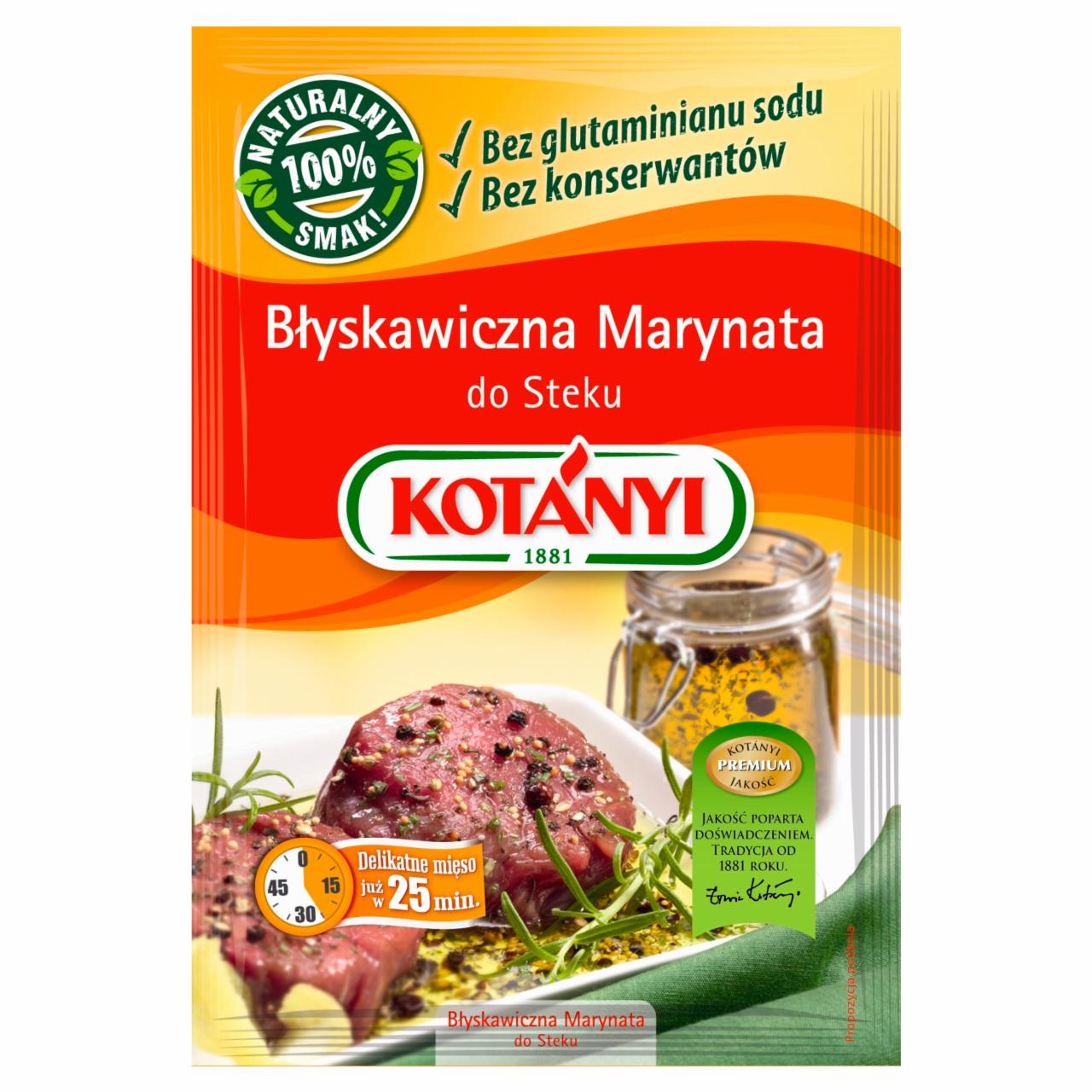 Zdjęcia - Kotányi Błyskawiczna marynata do steku 40 g