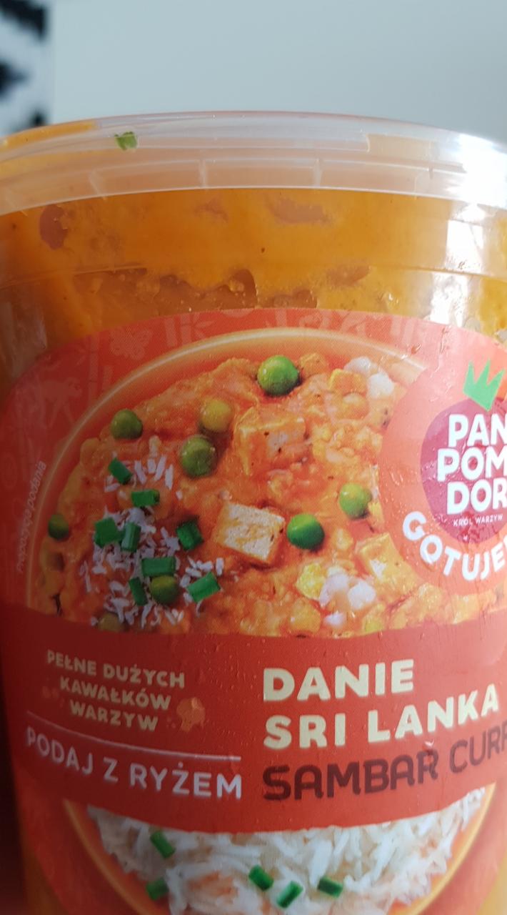 Zdjęcia - Pan Pomidor Danie Sri Lanka Sambar Curry 380 g