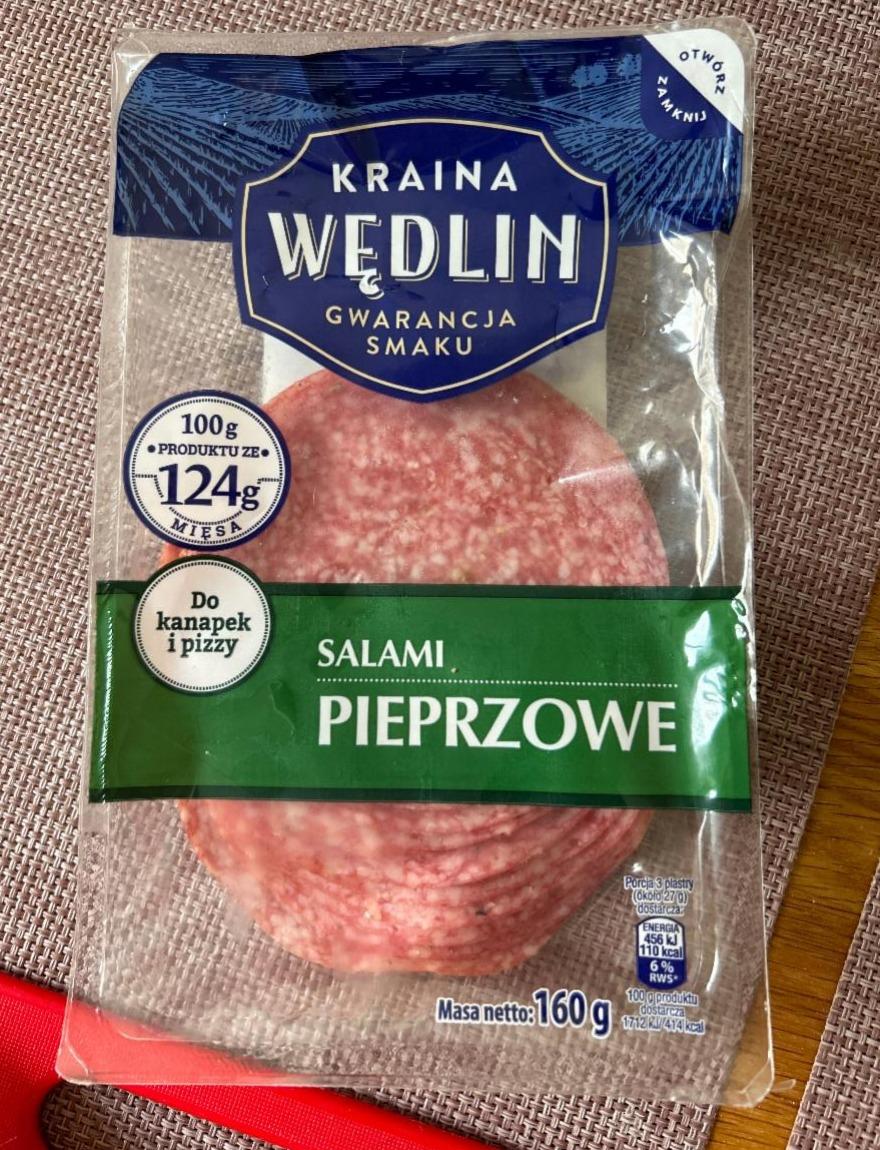 Zdjęcia - Salami pieprzowe Kraina Wędlin