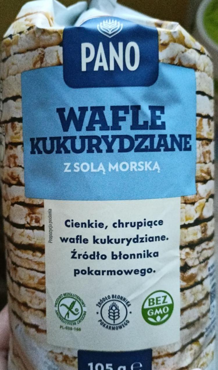 Zdjęcia - Wafle kukurydziane z solą morską Pano