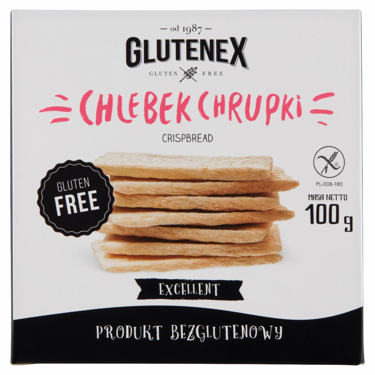 Zdjęcia - Glutenex Chlebek chrupki 100 g