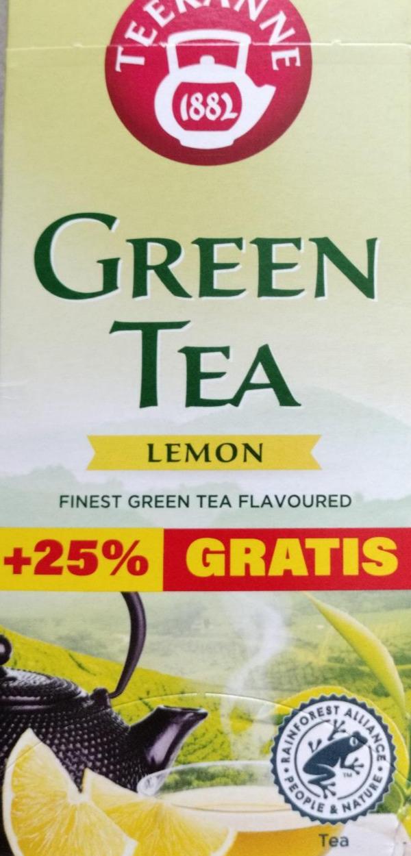 Zdjęcia - Green tea lemon Teekanne