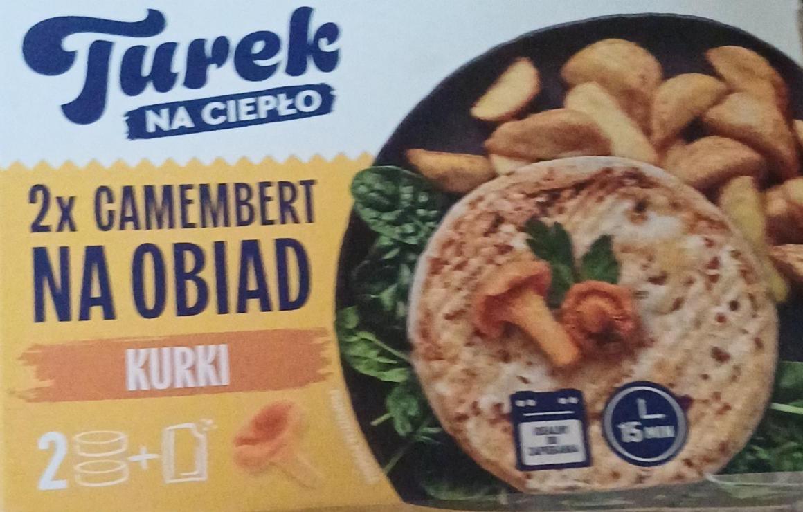 Zdjęcia - Turek Na ciepło Camembert na obiad z posypką kurkową 207 g (2 x 100 g + 7 g)