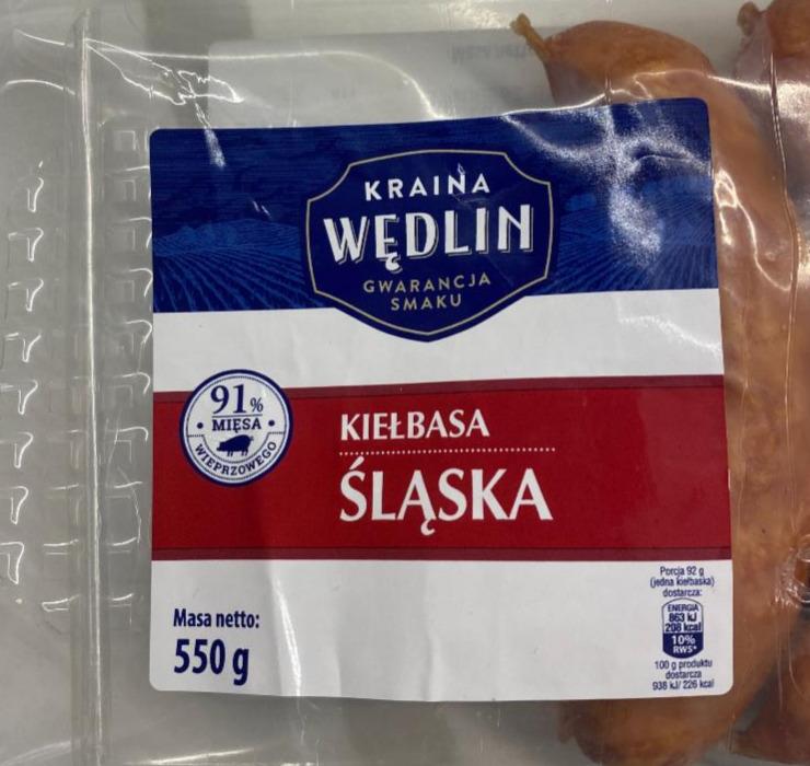 Zdjęcia - Kiełbasa śląska Kraina Wędlin 91% mięsa