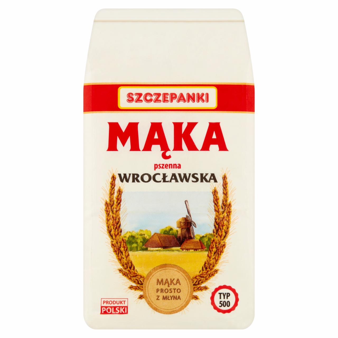 Zdjęcia - Szczepanki Mąka pszenna wrocławska typ 500 1 kg