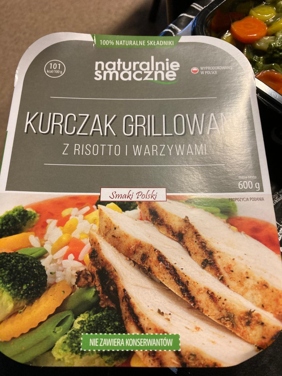 Zdjęcia - Kurczak grillowany z risotto i warzywami Naturalnie Smaczne