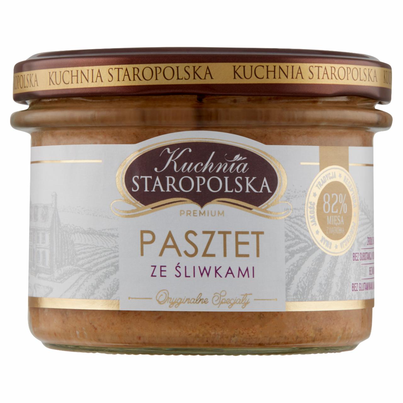 Zdjęcia - Kuchnia Staropolska Premium Pasztet ze śliwkami 160 g