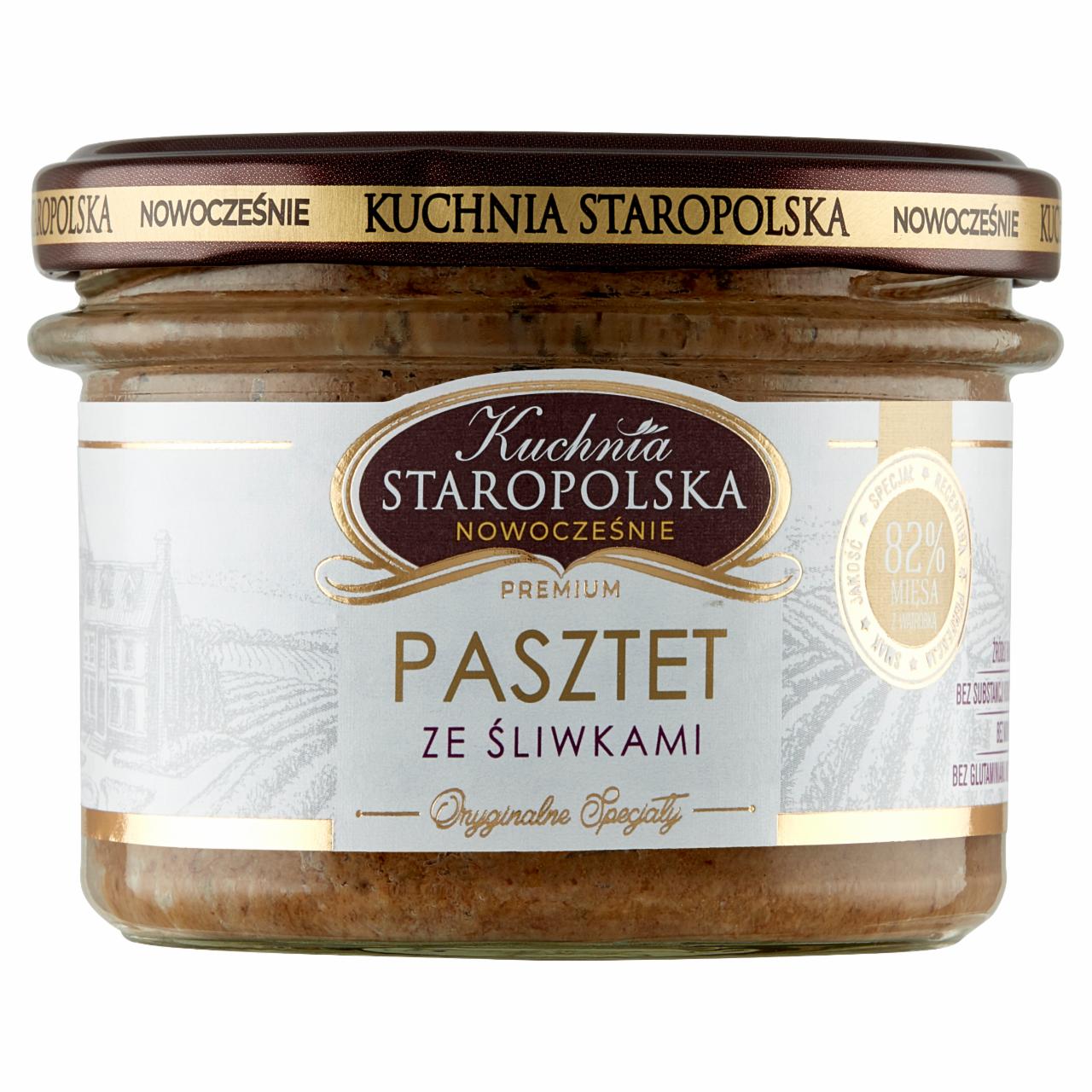 Zdjęcia - Kuchnia Staropolska Premium Pasztet ze śliwkami 160 g