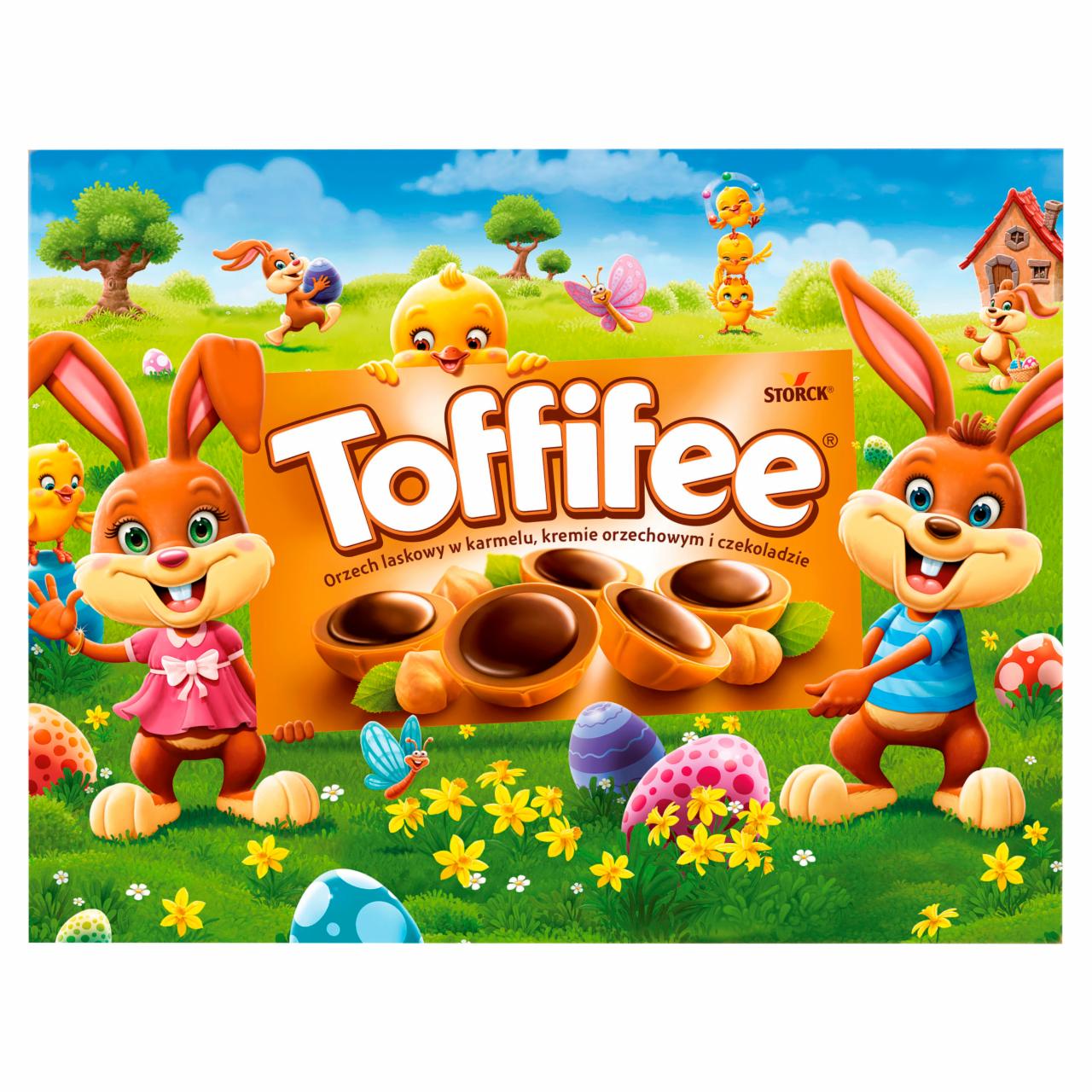 Zdjęcia - Toffifee Orzech laskowy w karmelu kremie orzechowym i czekoladzie 250 g (2 x 15 sztuk)