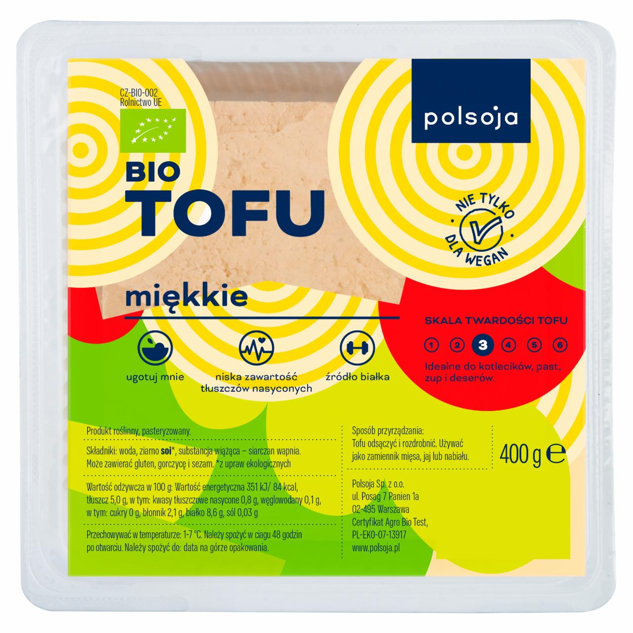 Zdjęcia - Polsoja Bio tofu miękkie 400 g