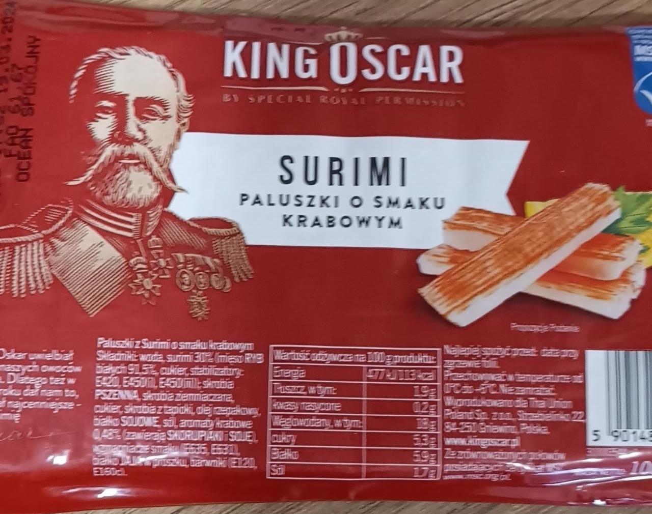 Zdjęcia - King Oscar Surimi paluszki o smaku krabowym 100 g