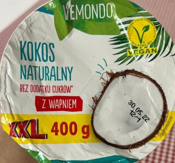 Zdjęcia - Kokos naturalny bez dodatku cukrów Vemondo