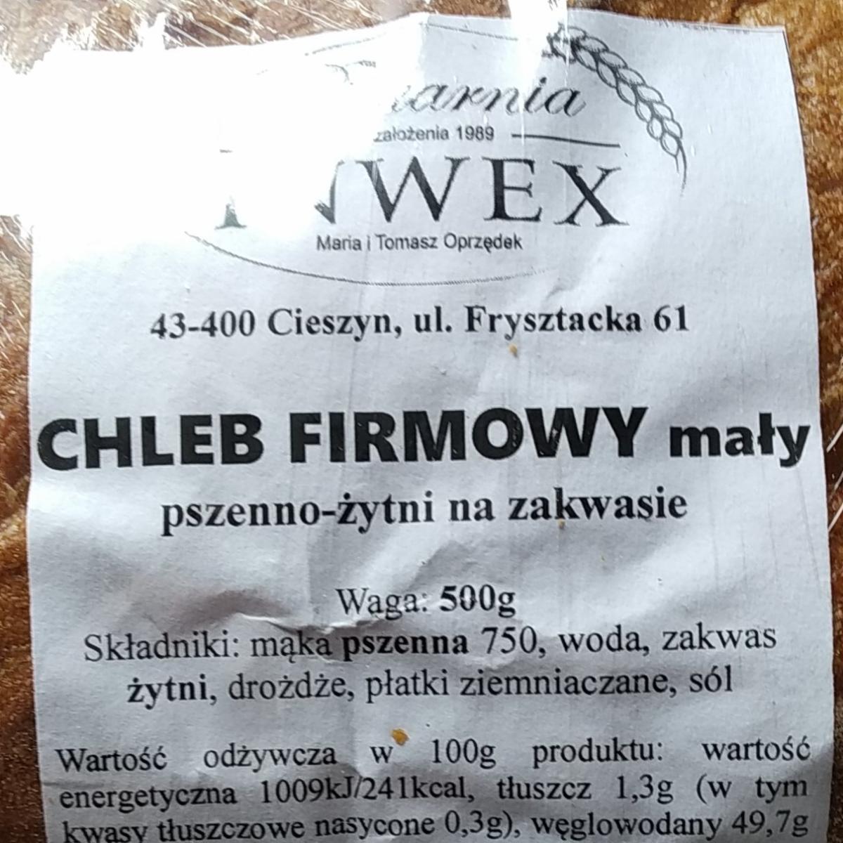 Zdjęcia - Chleb firmowy mały INWEX